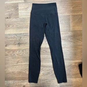 Lululemon Align II leggings 25” size 2 black.